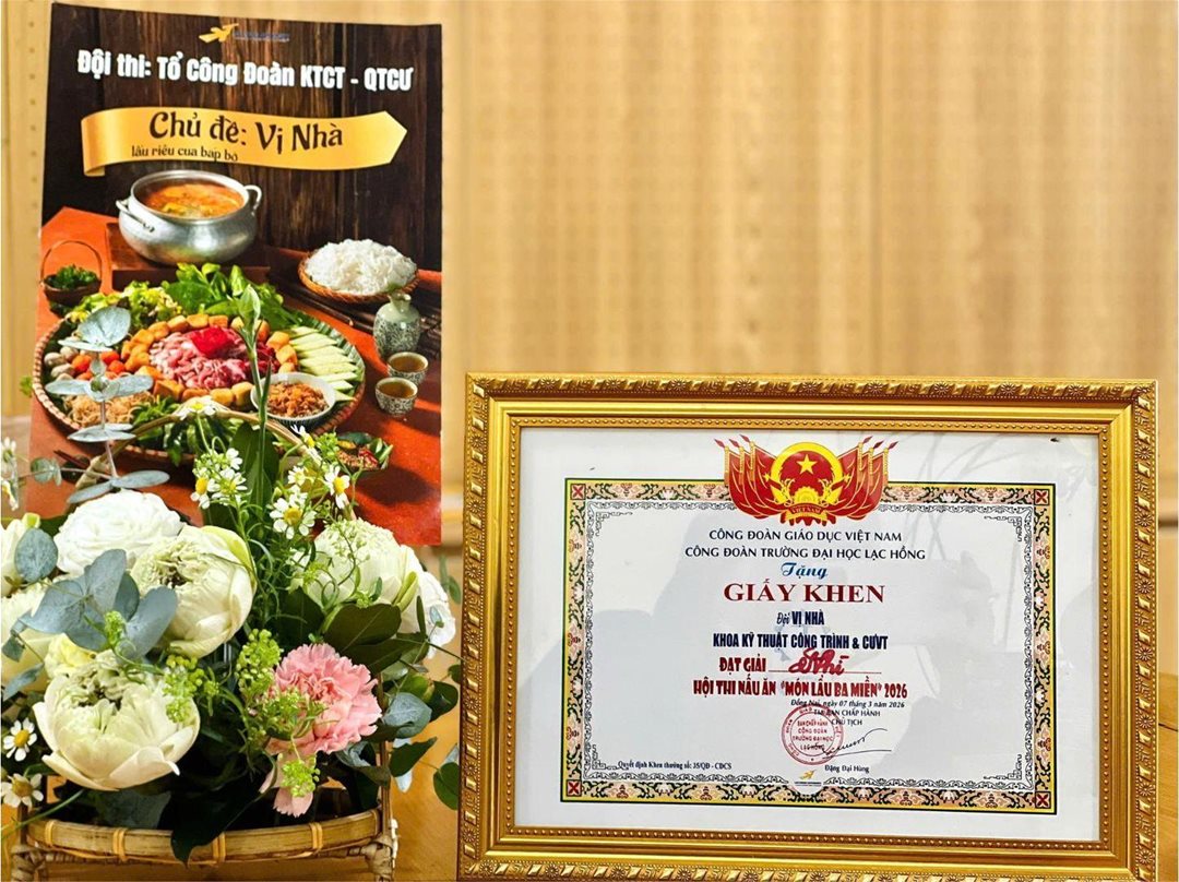Khoa Kỹ thuật Công trình đạt được giải nhì trong hội thi "Món lẩu ba miền".